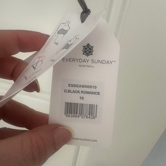 Blue and Purple Women’s Everyday Sunday Swim Top - Picture 4 of 4